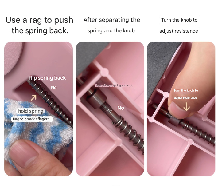 Pink Adjustable Foot Arch Trainer Toe Grip Exerciser Spring Resistance Strengthening Tool for Flat Feet & V888-ELOSUNG38999
