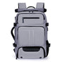 Large Capacity Convertible Travel Backpack - 16" Laptop Compartment, Shoe Pouch & USB Port(Grey) V888-ELOSUNG39001