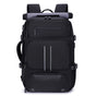 Large Capacity Convertible Travel Backpack - 16" Laptop Compartment, Shoe Pouch & USB Port(black) V888-ELOSUNG39003