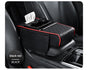 Premium Car Armrest Organizer & Comfort Pad(black red) V888-ELOSUNG39009