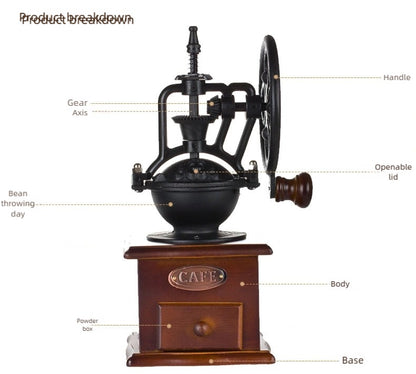 Manual Coffee Bean Grinder(brown) V888-ELOSUNG39024