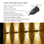 Solar Powered Up and Down Wall Light(yellow light) V888-ELOSUNG39025