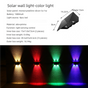 Solar Powered Up and Down Wall Light(colorful light) V888-ELOSUNG39027