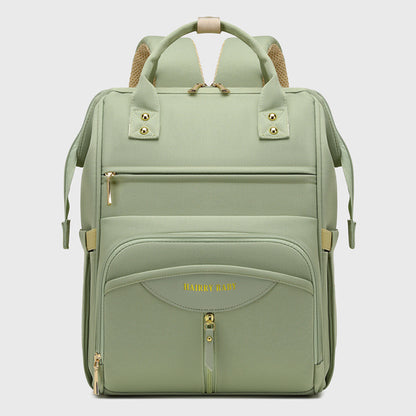 Multifunctional Diaper Bag Backpack(Green) - Large Capacity & Organized Storage for Baby Essentials V888-ELOSUNG39041