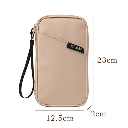 Travel Document Organizer(pink) - Multi-Pocket Design, Lightweight, Luggage-Friendly Storage V888-ELOSUNG39044