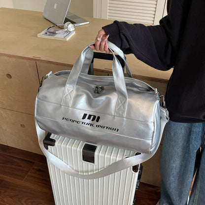 Lightweight Sports Bag with Dedicated Shoe and Wet Gear Zone(silver) V888-ELOSUNG39050