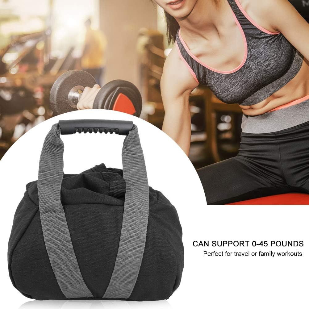 Black Portable Fitness Kettlebell Sandbag V888-ELOSUNG39090
