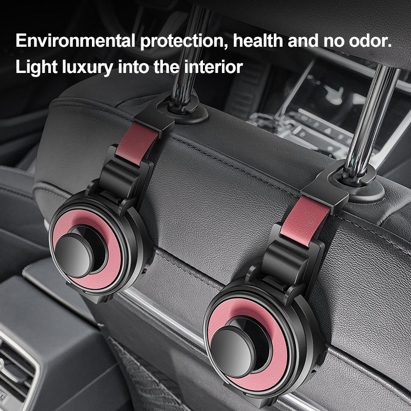 Black 3-in-1 Car Headrest Organizer Hook V888-ELOSUNG39092