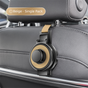 Beige 3-in-1 Car Headrest Organizer Hook V888-ELOSUNG39095
