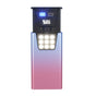 Pink-Blue Magnetic Flashlight: Spotlight, COB Flood, Red&Blue Warning V888-ELOSUNG39097