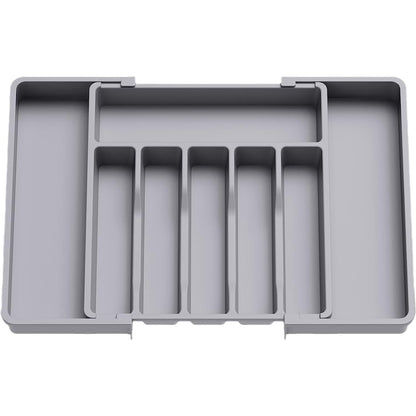 Grey Adjustable Cutlery Tray (33-57cm) V888-ELOSUNG39100