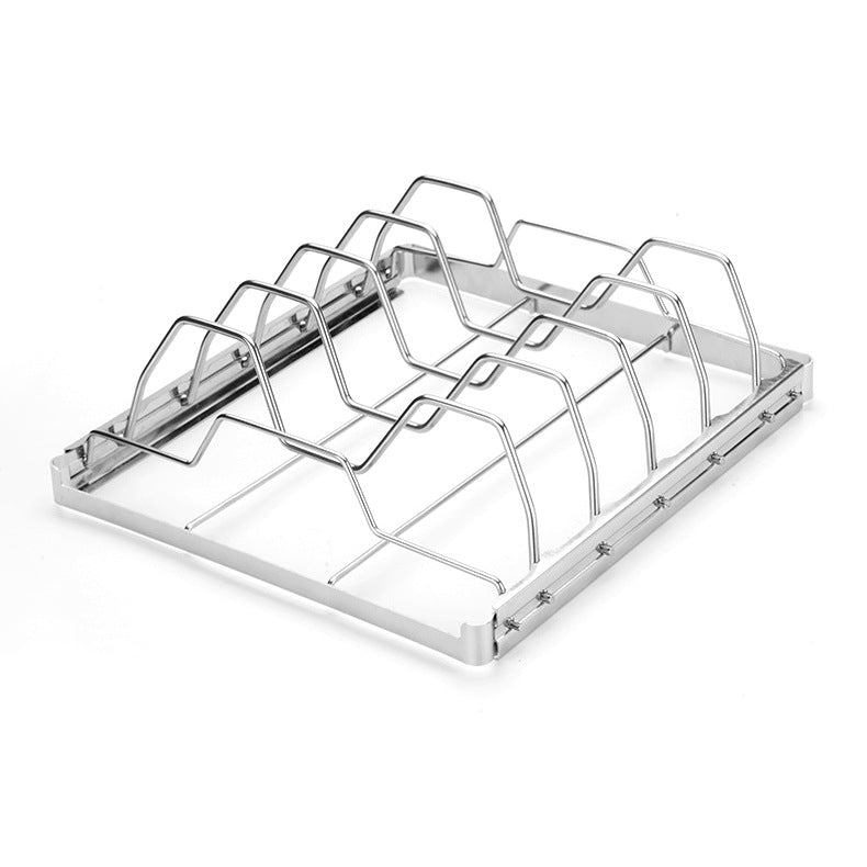 2-Pack Foldable Stainless Steel Rib Racks(26.6 x 22.2 x 2.3 cm) V888-ELOSUNG39135