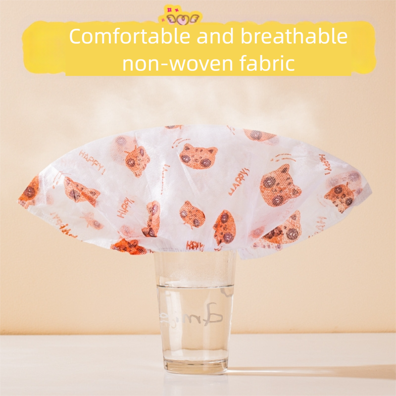 50 Pieces Thickened Non-Woven Disposable Shoe Covers (Blue Rabbit) - Universal Fit (EU Size 34-45) for Guests V888-ELOSUNG39169