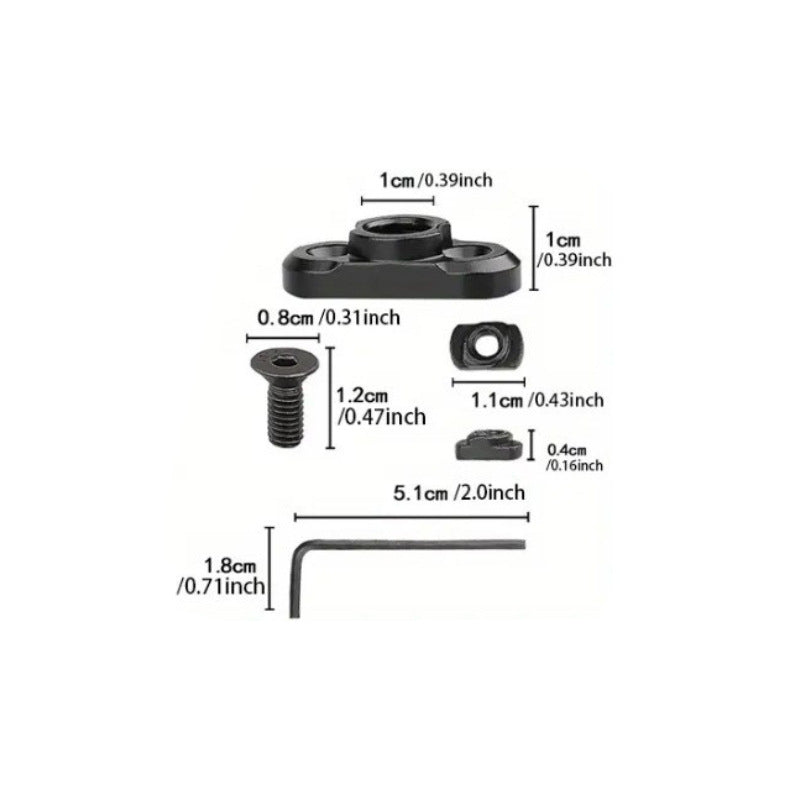 Black Quick-Adjust MS4 Tactical Sling System - Single/Two-Point Conversion Kit for Outdoor Gear V888-ELOSUNG39211