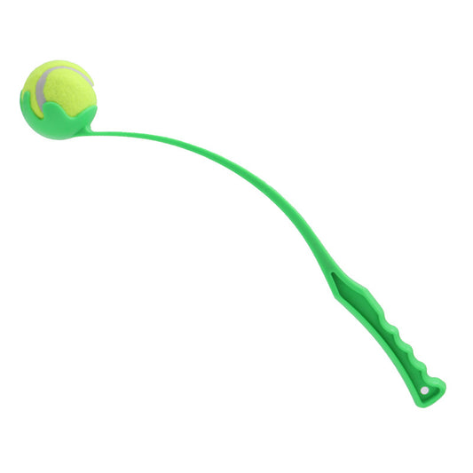3-Pack Blue PP Dog Tennis Ball Launcher Stick(48 x 8 CM) - Manual Fetch Thrower for Long Distance Outdoor V888-ELOSUNG39251