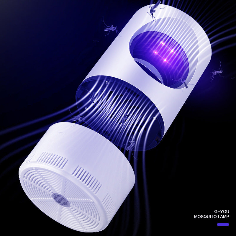 2-Pack Silent UV LED Mosquito Killer Lamp - Indoor Physical Insect Trap & Fly Catcher with USB Power for Home V888-ELOSUNG39275