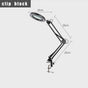 2-in-1 Black LED Magnifier Desk Lamp With Clip - Hands-Free, Dimmable 3-Color Light for Crafts & Workbench V888-ELOSUNG393011