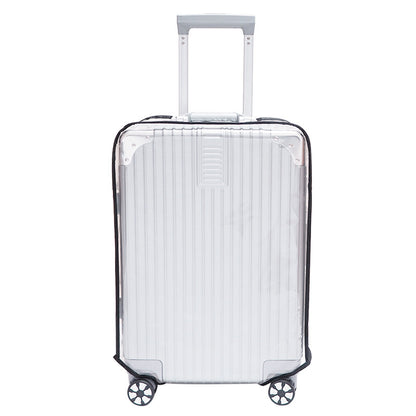 2-Pack 26" Clear PVC Luggage Cover - Heavy-Duty Waterproof & Scratch-Resistant Suitcase Protector V888-ELOSUNG39344