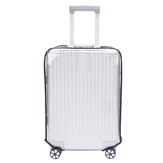 2-Pack 28" Clear PVC Luggage Cover - Heavy-Duty Waterproof & Scratch-Resistant Suitcase Protector V888-ELOSUNG39345