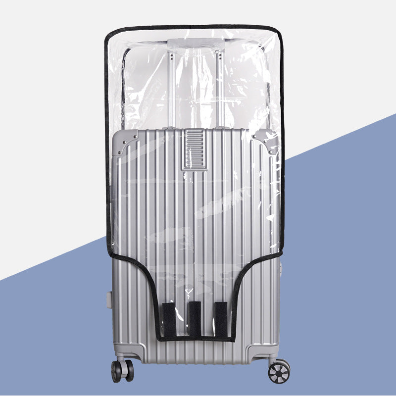 2-Pack 28" Clear PVC Luggage Cover - Heavy-Duty Waterproof & Scratch-Resistant Suitcase Protector V888-ELOSUNG39345
