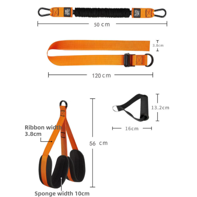 Black (225lb)Heavy Duty Pull-Up Assist Strap System With Foam Handles - Adjustable Resistance Trainer for V888-ELOSUNG39402