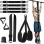 Black (300lb)Heavy Duty Pull-Up Assist Strap System With Foam Handles - Adjustable Resistance Trainer for V888-ELOSUNG39404