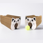 2-Pack Creative Accordion Cat Scratcher (Cat Head Design, 23x23x10CM) - Reversible Honeycomb Material Scratch V888-ELOSUNG39406