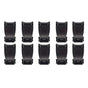 10 Pack Black MOLLE Clip Tactical Strap-Management Tool - Ultralight Portable Backpack Buckle for Tactical V888-ELOSUNG39438