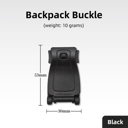 10 Pack Black MOLLE Clip Tactical Strap-Management Tool - Ultralight Portable Backpack Buckle for Tactical V888-ELOSUNG39438