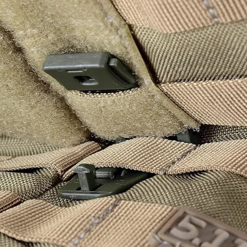 10 Pack Black MOLLE Clip Tactical Strap-Management Tool - Ultralight Portable Backpack Buckle for Tactical V888-ELOSUNG39438