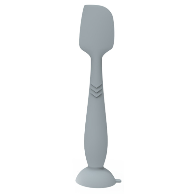 4-Pack Grey Large Silicone Ointment Applicator Spatulas(16.5 CM x 3.8 CM) - Cream Spreader with Suction Base, V888-ELOSUNG39471