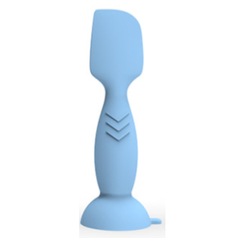 4-Pack Blue Small Silicone Ointment Applicator Spatulas(10 CM x 3.3 CM) - Cream Spreader with Suction Base, V888-ELOSUNG39472