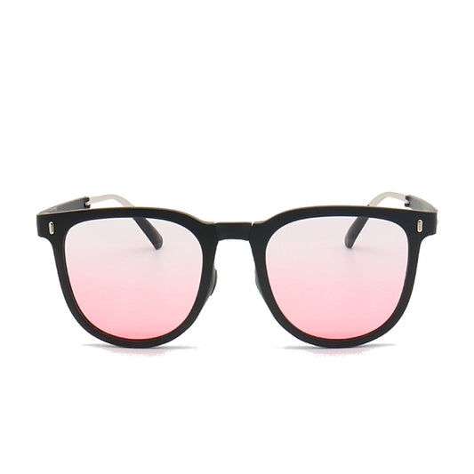 Ultra-Light Foldable TR Sunglasses for Women with Storage Bag - 15 degrees Adjustable Temples & Premium V888-ELOSUNG39483