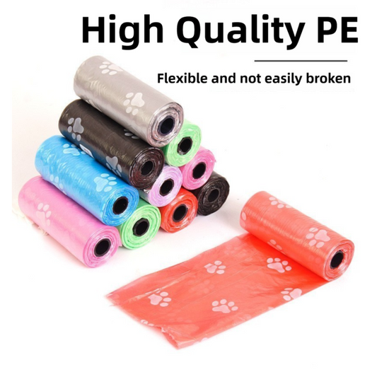 300-Count Biodegradable Dog Poop Bags with Bone Dispenser - Bulk Pack & Extra Thick, Leak-Proof Pet Supplies V888-ELOSUNG39490