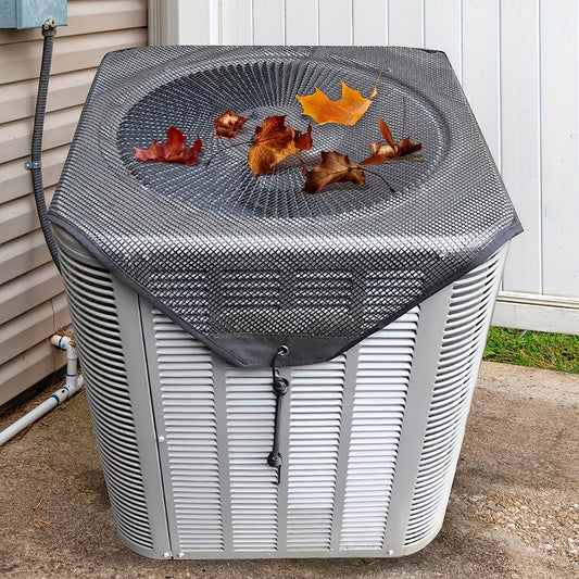 2-Pack Ventilated Resin Mesh Outdoor Air Conditioner Cover(71x71cm / 28x28inch) - Anti-Sun Heat Reduction AC V888-ELOSUNG39549