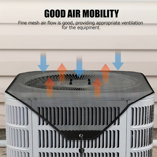 2-Pack Ventilated Resin Mesh Outdoor Air Conditioner Cover(71x71cm / 28x28inch) - Anti-Sun Heat Reduction AC V888-ELOSUNG39549