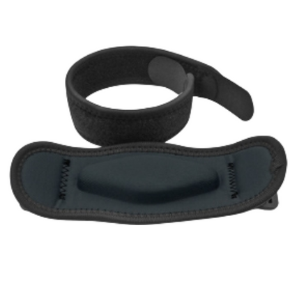 One-Pair Dark Grey Adjustable Compression Elbow Brace with Thick Sponge Padding - Sports Support for Various V888-ELOSUNG39596