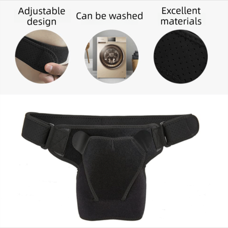Adjustable Neoprene Sports Shoulder Brace - Compression Support for Dislocation, Strain Prevention, and V888-ELOSUNG39607