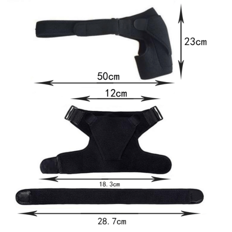 Adjustable Neoprene Sports Shoulder Brace - Compression Support for Dislocation, Strain Prevention, and V888-ELOSUNG39607