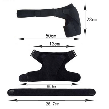 Adjustable Neoprene Sports Shoulder Brace - Compression Support for Dislocation, Strain Prevention, and V888-ELOSUNG39607