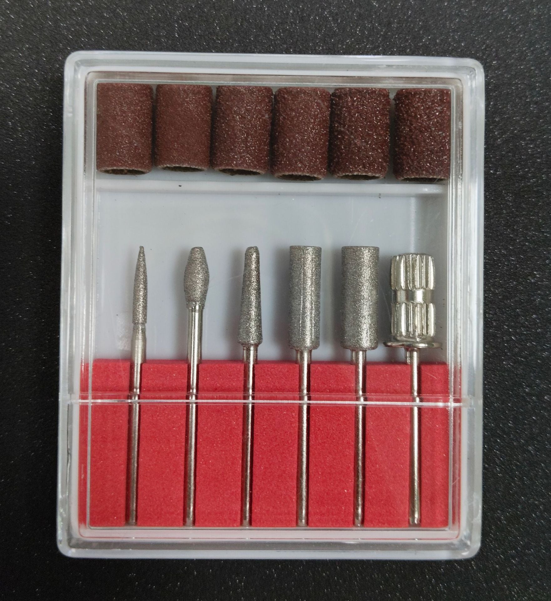 Black Portable Wireless Professional Electric Nail Drill Machine Includeing 6 Nail Drill Bits- High-Speed V888-ELOSUNG39624