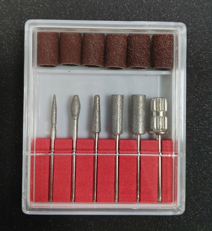 Purple Portable Wireless Professional Electric Nail Drill Machine Includeing 6 Nail Drill Bits- High-Speed V888-ELOSUNG39626