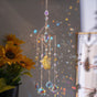 Twilight Sun Handmade Crystal Ornament - Agate Slice & Prism for Window Rainbow Making V888-ELOSUNG39637