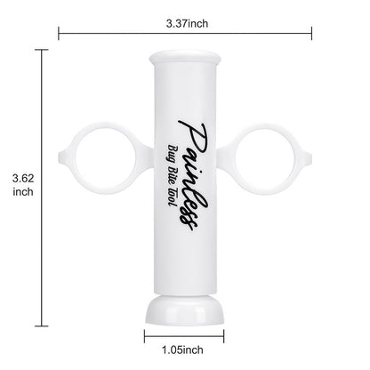 3-Pack White Portable Vacuum Suction Venom Extractor - Emergency Pump Tool for Insect Bites, Mosquito, Bee, V888-ELOSUNG39651