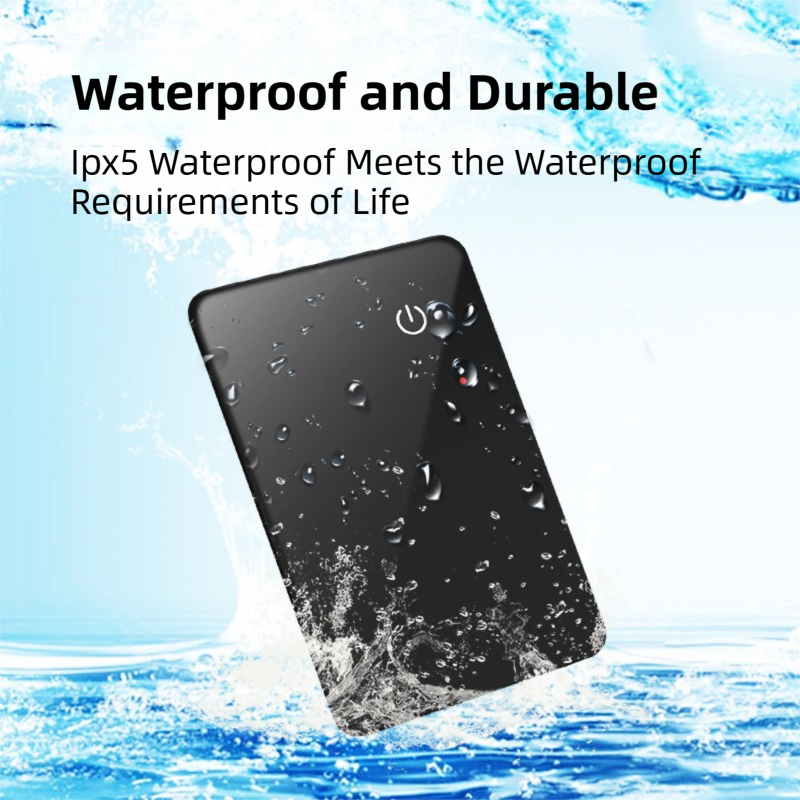 Ultra-Slim 2mm Glass Card Tracker for iOS - Global GPS Location Finding for Wallet, Keys, and Luggage V888-ELOSUNG39694