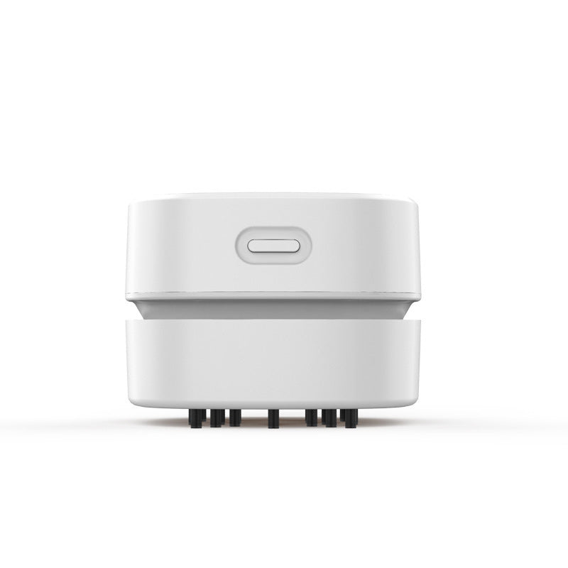 White Portable Handheld Cordless Mini Desktop Vacuum Cleaner - Powerful 10KPA Suction, Efficient Dust & V888-ELOSUNG39709