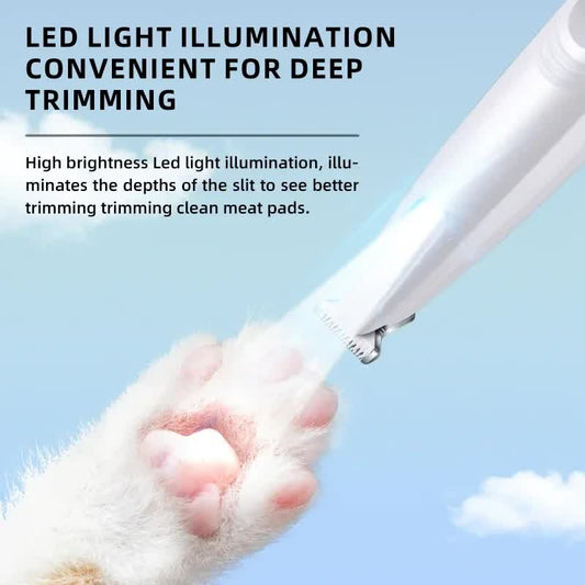 F6 Portable Pet Hair Detailed Trimmer(2 * 140mm Blades) - Cat & Dog Waterproof Grooming Clipper with LED V888-ELOSUNG39711