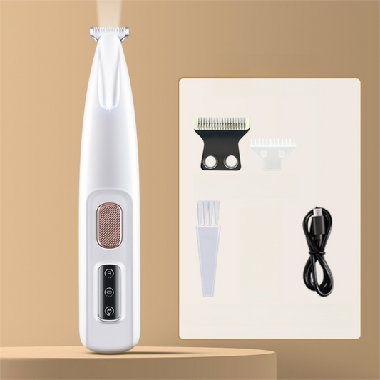 F5 Portable Pet Hair Detailed Trimmer(2 * 140mm Blades) - Cat & Dog Waterproof Grooming Clipper with LED V888-ELOSUNG39712