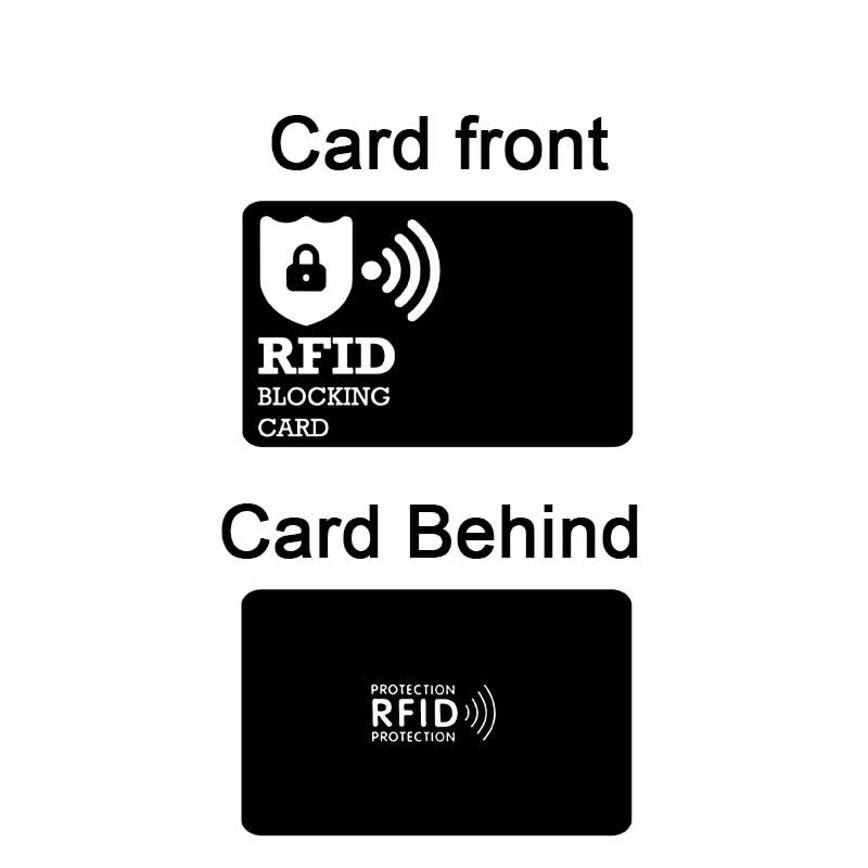 Black Style RFID & NFC Blocking Card Set (5 Pack) - Contactless NFC ID / Credit Card Protection, V888-ELOSUNG39733