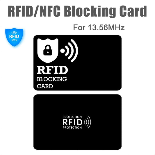 Black Style RFID & NFC Blocking Card Set (5 Pack) - Contactless NFC ID / Credit Card Protection, V888-ELOSUNG39733